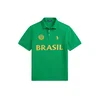 Polo Ralph Lauren Majica temno rumena / zelena