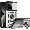 GS Ovitek za Realme GT 7 Pro Armor, drsnik CamShield, srebrn