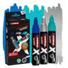 SET X MARKER 2-10 MM OCEAN PK3 EDDING 6900
