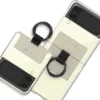 WHITESTONE PROZIRNA MASKA SA PRSTENOM ZA SAMSUNG GALAXY Z FLIP 4 - BEIGE