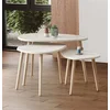 Hanah Home Set klub stolova Alvin, 3 komada, Bež