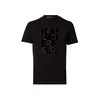 Karl Lagerfeld Majica temno siva/črna