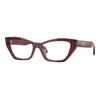 Versace Okvir za naočare 0VE3373U 5512 54, Crveni