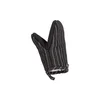 Sherlock set of 2 oven gloves, 18 x 44 cm, Black - Tiseco