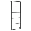 Vidaxl Stojalo za brisače črno 45x10x115 cm jeklo