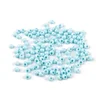 Kapljice iz plastičnih kroglic, imitacija rokajla 4,7x5,3 mm - modre (10 g)
