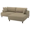 UPPAKRA Modularna sofa trosed, s lenjivcem, desno/Johanneshov smeđebež