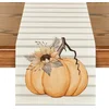 Nikcorp jesenski tekač na mizo dekorativni motiv buče dekoracija 40 x 180 cm bež 100% poliester za mizo 4-6 oseb, pralno v pralnem stroju, sušenje ležeče