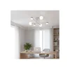 Plafonski luster HOLON 3xG9/8W/230V + 3xGX53/12W bela