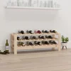 Stalak za vino 109,5x30x42 cm od masivne borovine