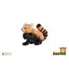 Panda rdeča zooted plastika 5cm