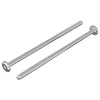 Vidaxl Vijak 2 szt. srebrna M6 x 120 mm Jeklo
