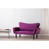 Atelier del Sofa Dvosed na razvlačenje Chatto 140x70x65cm Ljubičasti