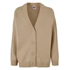 Womens oversized cardigan - beige