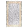 Vidaxl Pralna preproga 120x180 cm siva