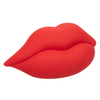 California Exotics Naughty Bits Muah Mini Vibrator Red