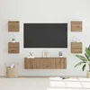 Set TV komoda 6 pcs Umjetnički hrast Konstruirano drvo
