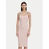 MICHAEL Michael Kors Pletena obleka MT482IL33D Roza Slim Fit