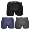 3-PACK enobarvne moške boksarice Uomo