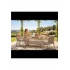 HANAH HOME Baštenska garnitura Hisar 3+1+1 Beige White