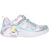 Skechers Patike za devojčice S Lights-Unicorn Dreams-Hear, 303063L-SMLT, Srebrne