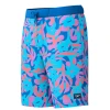 Speedo print bondi boardshort 20 blue/purple m - uk34