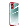 Futrola Clear Color s obojenim rubom za Xiaomi Redmi Note 10 Pro - Crvena KP13954