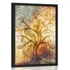 Plakat drevo z rožo življenja - 20x30 no frame