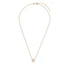 Tory Burch Ogrlica Kira Enamel Pendant 90549 Bela