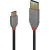 LINDY LINDY USB kabel USB 2.0 USB-A vtič\, USB-C® vtič 0.50 m črna 36885, (20417332)
