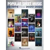 POPULAR SHEET MUSIC 25 HITS FROM 2020-2022 PVG