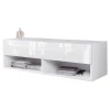 P & B nizka LED omarica A100 (širina/višina/globina: 100/30/31cm), bela-visoki sijaj