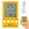 Verkgroup Digitalni LCD termometer vlagomer zunanja sonda rumen