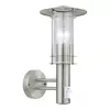 Eglo Lisio spoljna zidna lampa/1, e27, senzor, inox/staklo