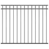 Ogradni panel ASSEN čelik 1,7x1,5 m Crni