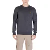 Lyle & Scott Cotton Merino Crew Neck Jumper KN2110VC Siva