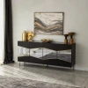 Hanah Home Konzola Nice, 180x80x40 cm, Crna