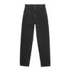 Pull&Bear Kavbojke črn denim