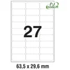 ETIKETE ILK 63,5X29,6MM ODLJEPLJIVE PK25L ZWECKFORM L4737REV-25