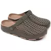 Fox Khaki Clogs - sz 10 / 44 (CFW213)