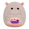 SQUISHMALLOWS Sivi povodni konj s sladoledom - Harrison