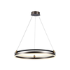 LED luster na sajli LED/30W/230V 3000K prečnik 62 cm braon