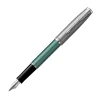 Parker royal np sonet silver green ct f ( pk69362 )