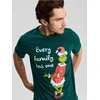 Sinsay - Pamučna Majica Sa Grinch Printom - čeličnozeleno