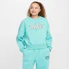 Nike G NSW CLUB FLC BXY CRW GX STAR, dječi pulover, zelena FZ5566