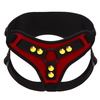Taboom Bondage in Luxury Strap-On Harness Deluxe Red
