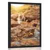 Plakat visokogorski slapovi - 40x60 black