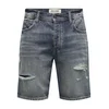 Only & Sons Kavbojke Edge Ram  temno modra
