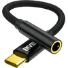 ENVEL USB-C na 3,5 mm adapter za slušalke 1 kos – črn