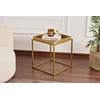 Hanah Home Klub sto Shb-18-A, 45x45x52 cm, Zlatne boje